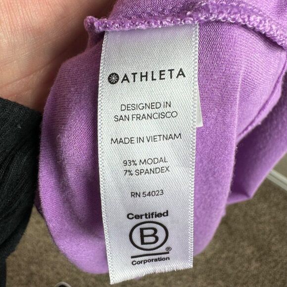 Athleta Women Santorini High Neck A-Line Dress Purple Sleeveless Size Medium - Picture 9 of 12